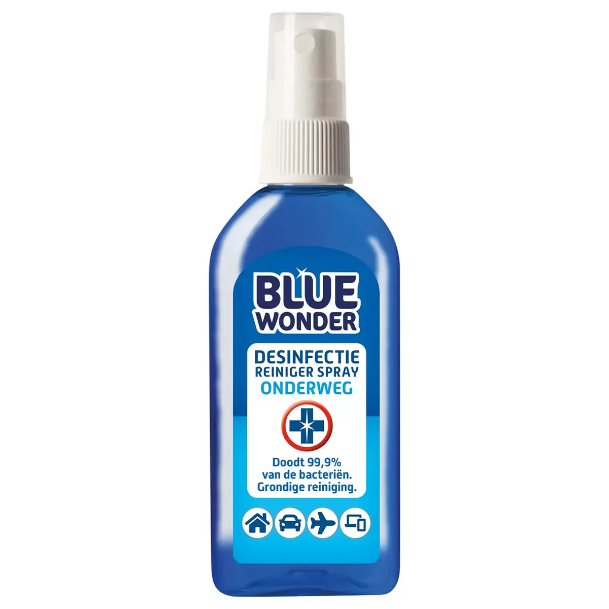 Blue Wonder Desinfectie Reiniger Onderweg Spray 100ml 3 Blue Wonder Desinfectie Reiniger Onderweg Spray 100ml