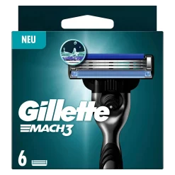 Gillette Mach3 Scheermesjes 6-Pack voor ultiem scheercomfort