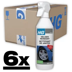 HG Velgenreiniger 6x500ml Voor stralend schone autovelgen