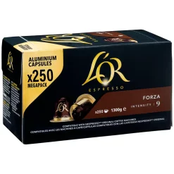 L'Or Forza 250 cups ACTIE MEGAPACK **Intensiteit 9/12