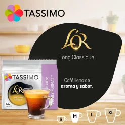 Tassimo L'Or Café Long Classique 120 Koffie Pods (0,25 p/s)