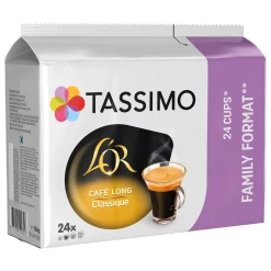 L'Or Tassimo Café Long Classique 24 Pods - Family Format**
