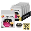 Tassimo L'Or Café Long Intenso Coffee Pods 80 Koffie Pods (0,28 p/s)