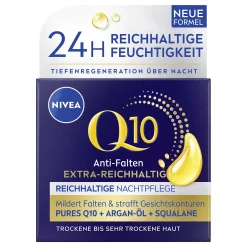 Nivea Q10 Nachtcrème 50ml Extra Voedend & Anti-Rimpel