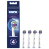 Oral-B 3D White Opzetborstels 4 Stuks met CleanMaximiser