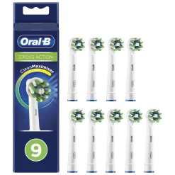 Oral-B Cross Action opzetborstels voordeelverpakking 9 stuks