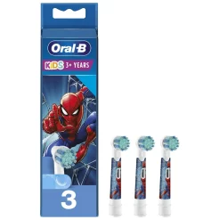 ORAL-B Kids Spiderman Opzetborstels 3-Pack