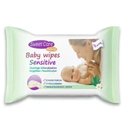 SweetCare Babydoekjes Sensitive 72 Stuks Zachte & Parfumvrij