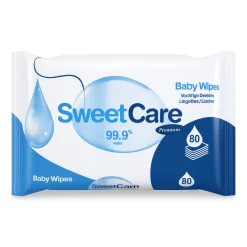 SweetCare Baby Waterdoekjes 80 stuks Puur & Zacht