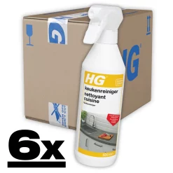 HG Keukenreiniger 6x500ml Fris, krachtig en hygiënisch schoon