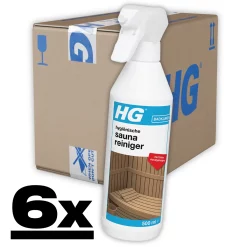 HG Sauna Reiniger 6x500ml Fris & Hygiënisch