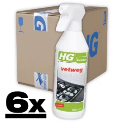 HG Vetweg 6x500ml De krachtpatser tegen keukenvet