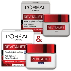 L’Oréal Paris Revitalift Dag en Nacht Crème Set 2×50ml Anti-rimpel en verstevigend