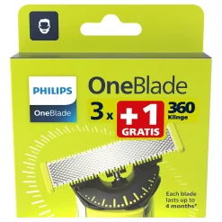 Philips OneBlade 360 Vervangmesjes 4 stuks QP440/50