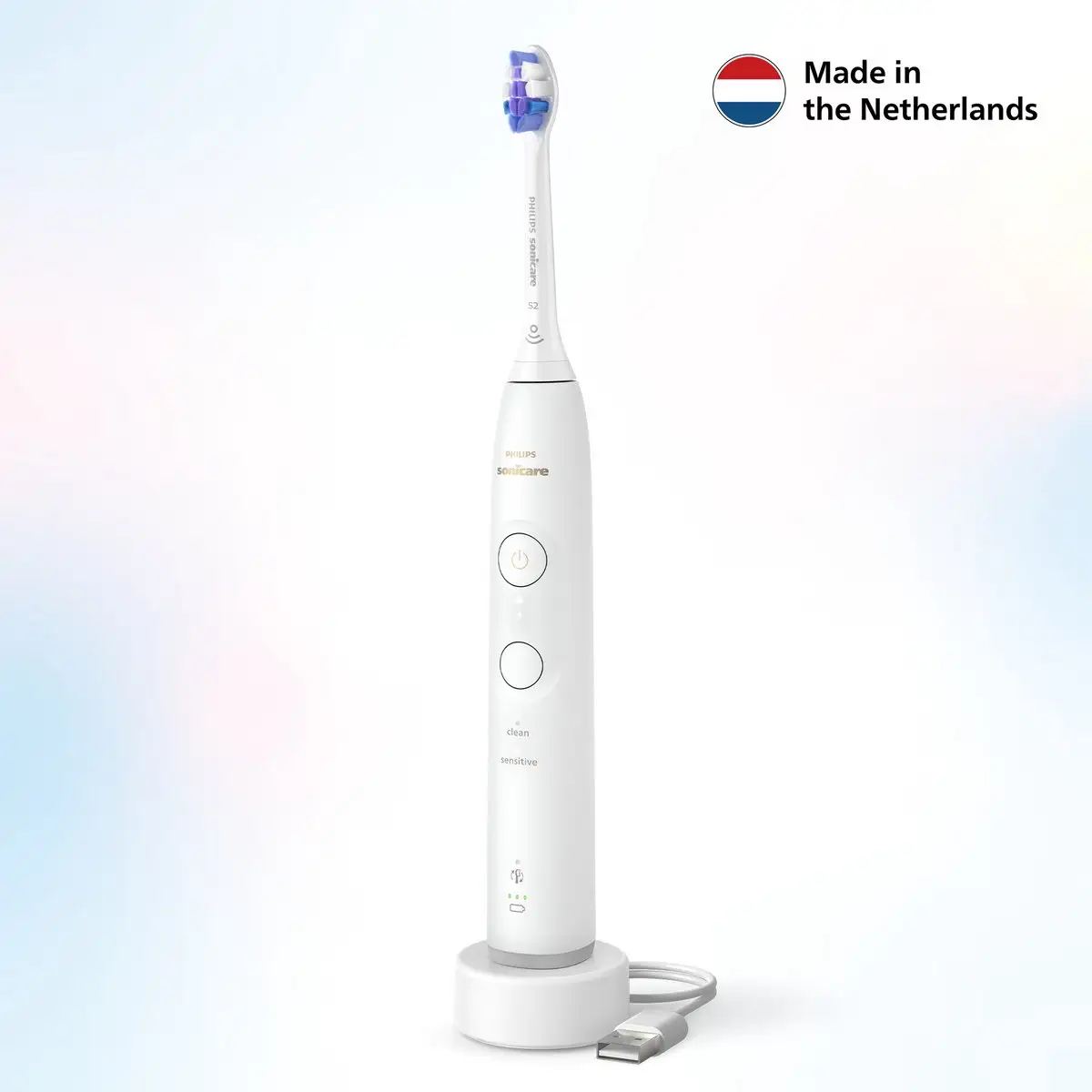 Philips Sonicare 6100 Elektrische tandenborstel Wit 4 Philips Sonicare 6100 Elektrische tandenborstel Wit