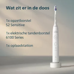 Philips Sonicare 6100 Elektrische tandenborstel Wit 17 Philips Sonicare 6100 Elektrische tandenborstel Wit
