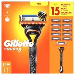 Gillette Fusion5 Houderset met 11 navulmesjes