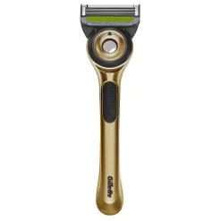 GilletteLabs Gold scheermesje met wandhouder (een houder, een mesje en wandhouder)