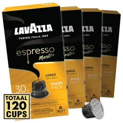 Lavazza Lungo Arabica 120 Nespresso Aluminium Cups