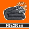 Sleeptime Wasbaar Dekbed ZONDER Overtrek Antraciet 140x200cm