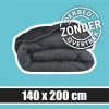 Sleeptime Wasbaar Dekbed ZONDER Overtrek Black-Antraciet 140x200cm