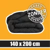 Sleeptime Wasbaar Dekbed ZONDER Overtrek Black 140x200cm