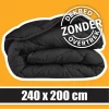 Sleeptime Wasbaar Dekbed ZONDER Overtrek Black 240x200cm
