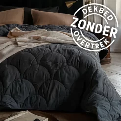 Sleeptime Wasbaar Dekbed ZONDER Overtrek Antraciet