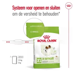 Royal Canin X-Small Adult 3kg De beste dagelijkse voeding voor mini-honden