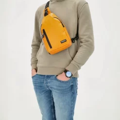 Beagles Mannen Tokyo Schoudertas Geel Sterk & Waterafstotend 12 Beagles Mannen Tokyo Schoudertas Geel Sterk & Waterafstotend