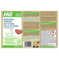 HG ECO Badkamerreiniger 500ml Krachtig & Milieuvriendelijk