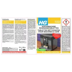 HG Koffiemachine Reinigingstabletten 10 stuks