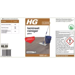 HG Laminaatreiniger Glans 1L Streeploos & Fris Reinigen #73 5 HG Laminaatreiniger Glans 1L Streeploos & Fris Reinigen #73