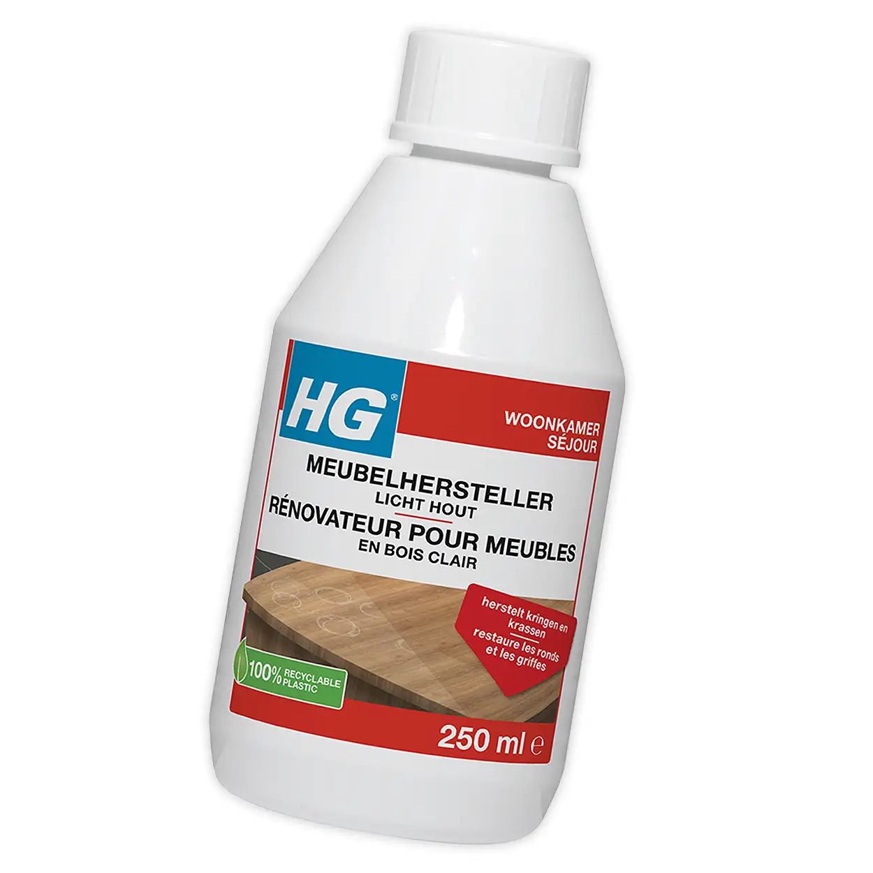 HG Meubelhersteller Licht Hout 250ml Herstel & Glans 3 HG Meubelhersteller Licht Hout 250ml Herstel & Glans