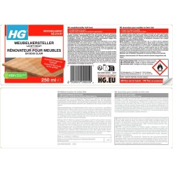 HG Meubelhersteller Licht Hout 250ml Herstel & Glans 7 HG Meubelhersteller Licht Hout 250ml Herstel & Glans