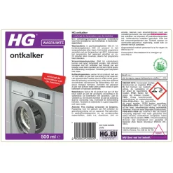 HG Ontkalker 500ml Krachtige Kalkverwijderaar 5 HG Ontkalker 500ml Krachtige Kalkverwijderaar