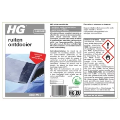 HG Ruitenontdooier 500ml Snel IJs & Sneeuw Weg