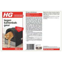 HG tegen kattenbakgeur 500ml Fris & Veilig voor elk huis