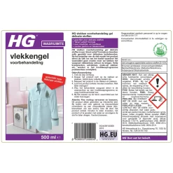 HG Vlekken Voorbehandeling Gel 500ml Verwijdert Hardnekkige Vlekken 7 HG Vlekken Voorbehandeling Gel 500ml Verwijdert Hardnekkige Vlekken