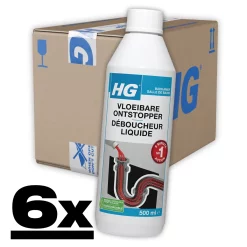 HG Vloeibare Ontstopper 6x500ml
