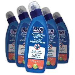 Blue Wonder Toiletreiniger Desinfectie Gel 6x750ml