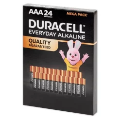 Duracell Everyday AAA Alkaline Batterijen 24 stuks