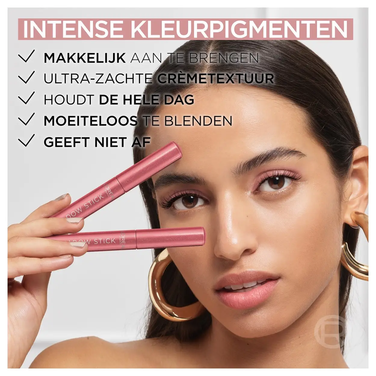 L'Oréal Le Shadow Stick Cloudy Rose Oogschaduw 6 L'Oréal Le Shadow Stick Cloudy Rose Oogschaduw