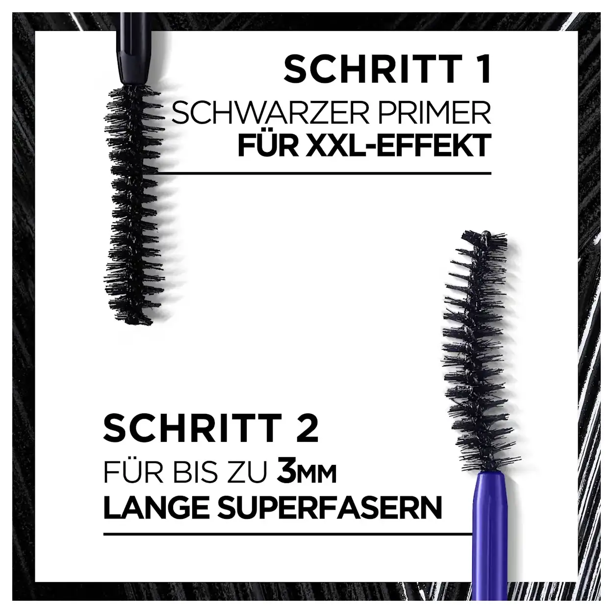 L'Oréal Paris PRO XXL Double Extension Mascara Zwart 13 L'Oréal Paris PRO XXL Double Extension Mascara Zwart