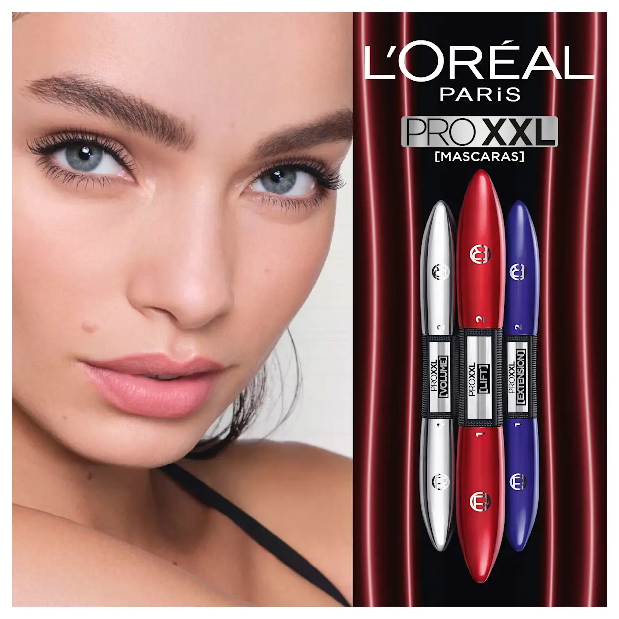 L'Oréal Paris PRO XXL Double Volume Mascara Zwart 15 L'Oréal Paris PRO XXL Double Volume Mascara Zwart