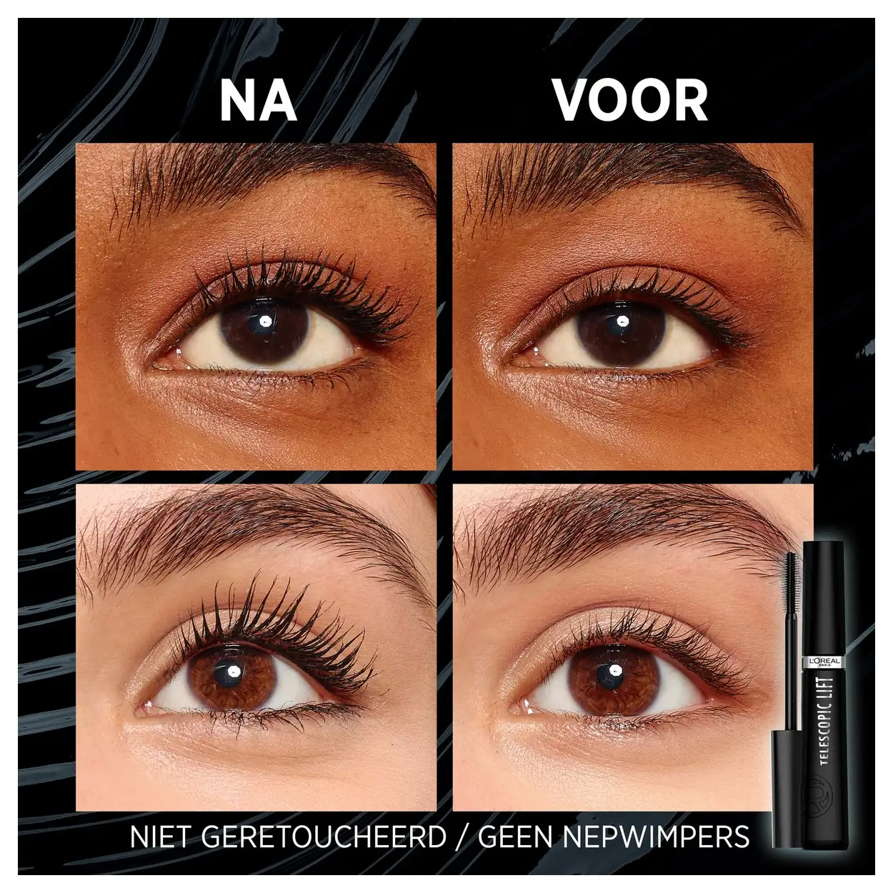 L'Oréal Paris Telescopic Lift Mascara Waterproof zwart 5 L'Oréal Paris Telescopic Lift Mascara Waterproof zwart