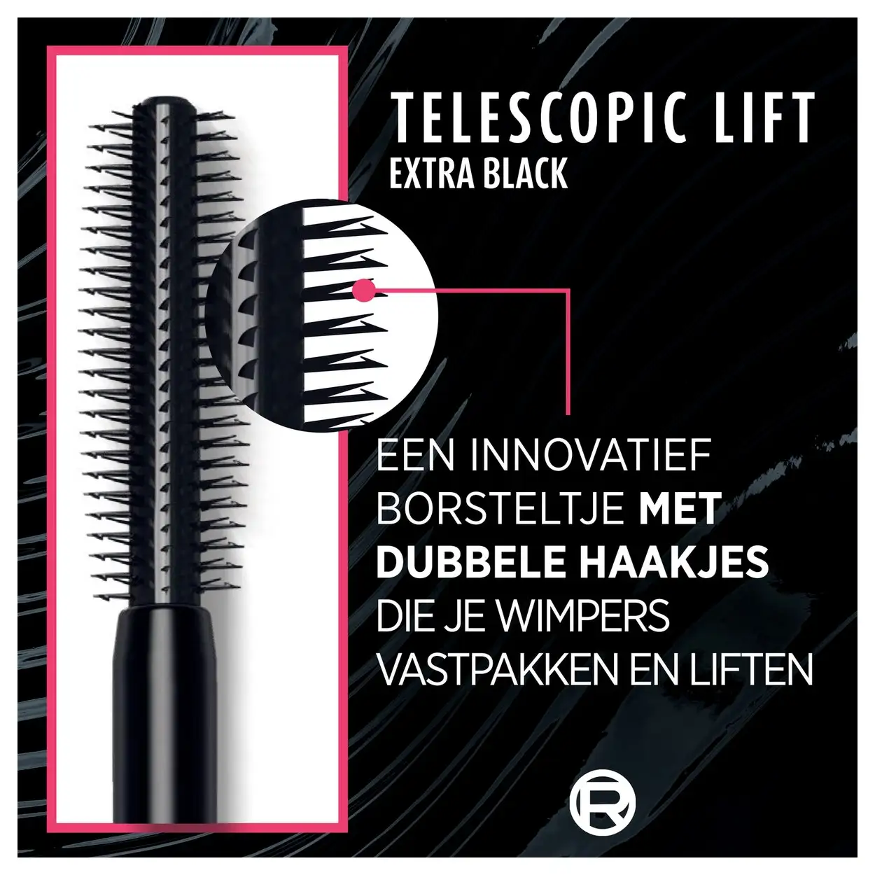 L'Oréal Paris Telescopic Lift Mascara Waterproof zwart 6 L'Oréal Paris Telescopic Lift Mascara Waterproof zwart