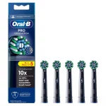 Oral-B Cross Action zwarte opzetborsteltjes 5-Pack