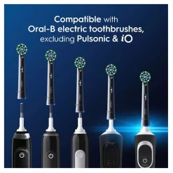 Oral-B Cross Action zwarte opzetborsteltjes 5-Pack 6 Oral-B Cross Action zwarte opzetborsteltjes 5-Pack