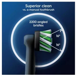 Oral-B Cross Action zwarte opzetborsteltjes 5-Pack 7 Oral-B Cross Action zwarte opzetborsteltjes 5-Pack
